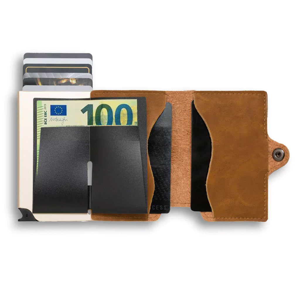 MALWET pénztárca - Világosbarna