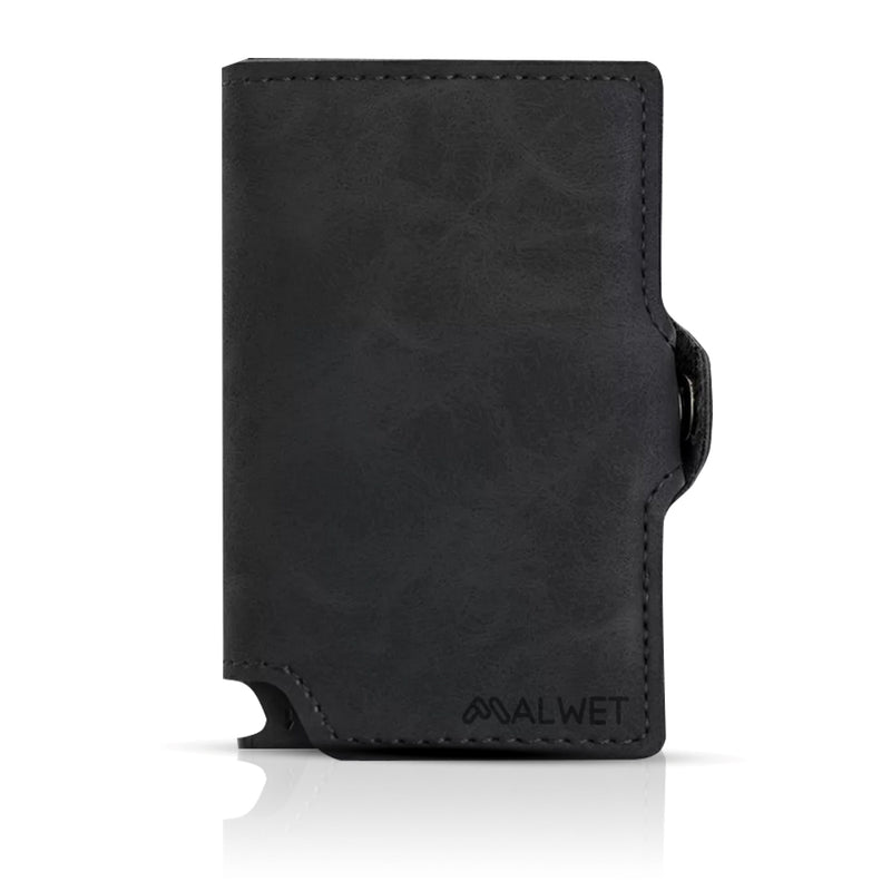MALWET Ultravékony RFID pénztárca - Fekete