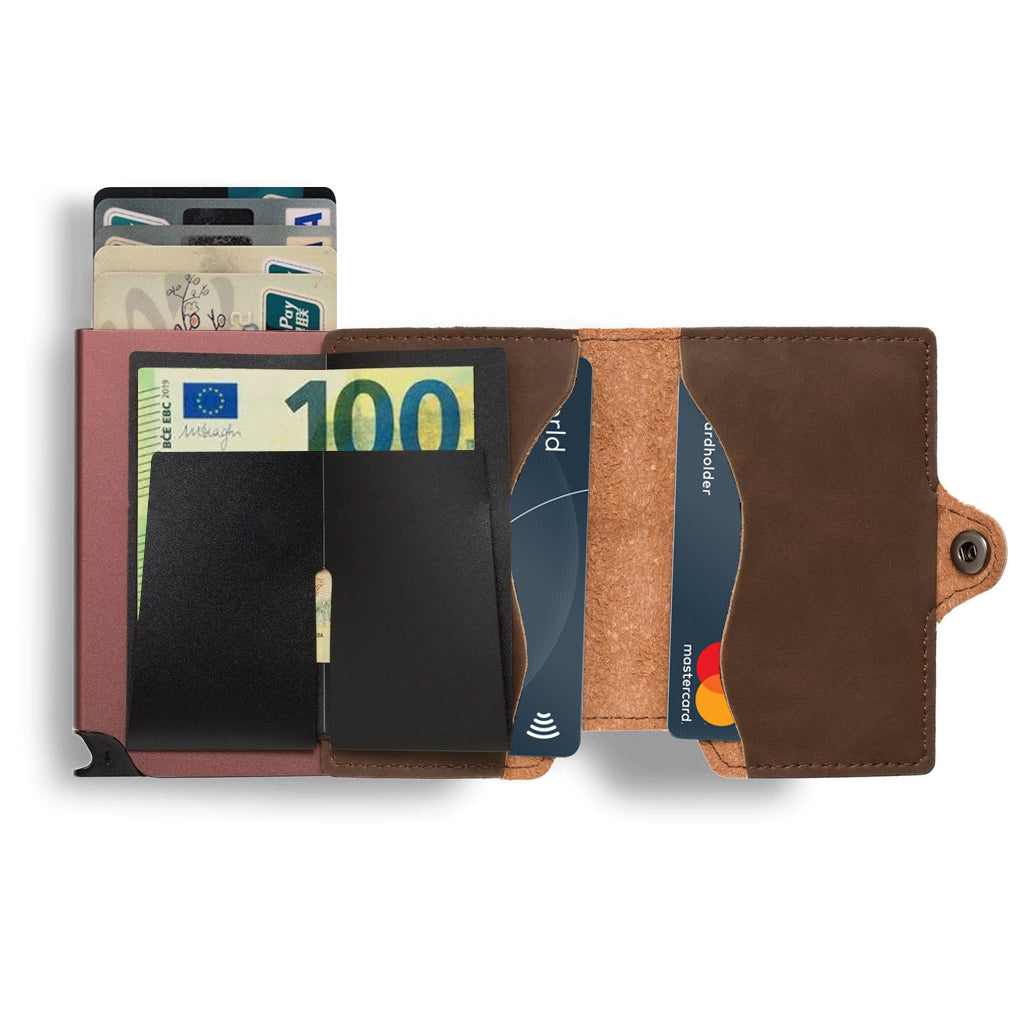 MALWET pénztárca - Sötétbarna