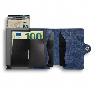 MALWET Ultravékony RFID pénztárca - Sötétkék